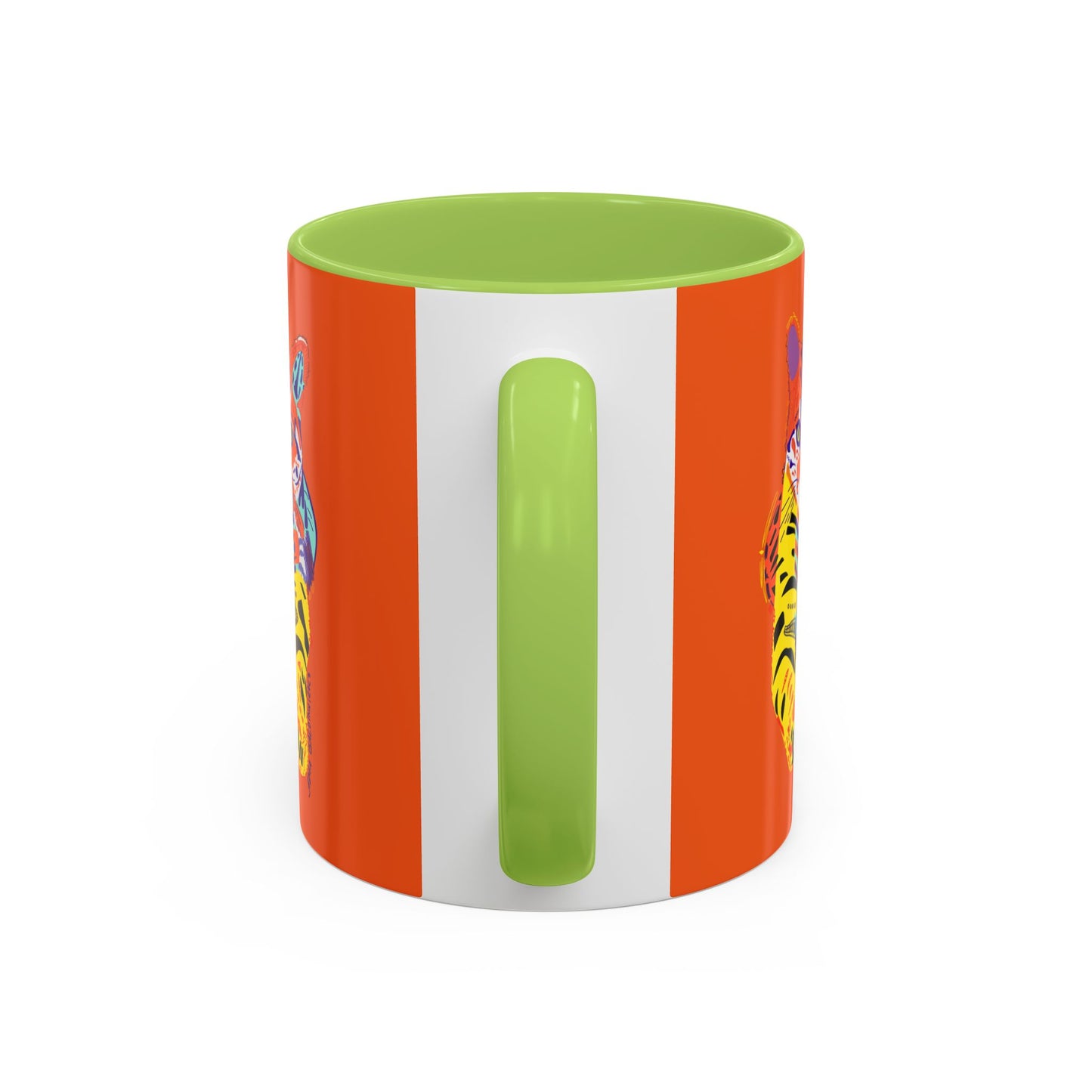 Mug - Tiger Design Accent Coffee Mug (11, 15oz)