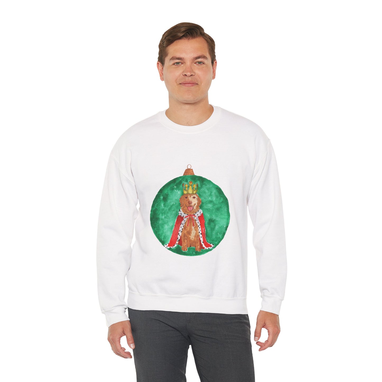 King Dog Christmas Sweatshirt
