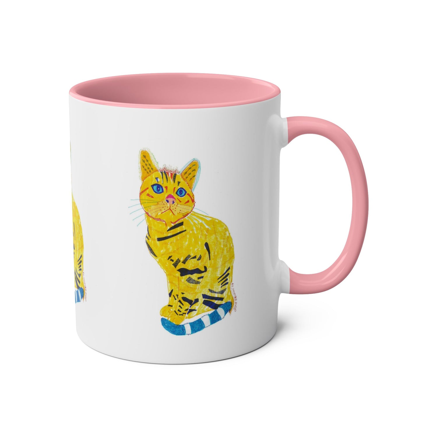 Yellow Cat Mug