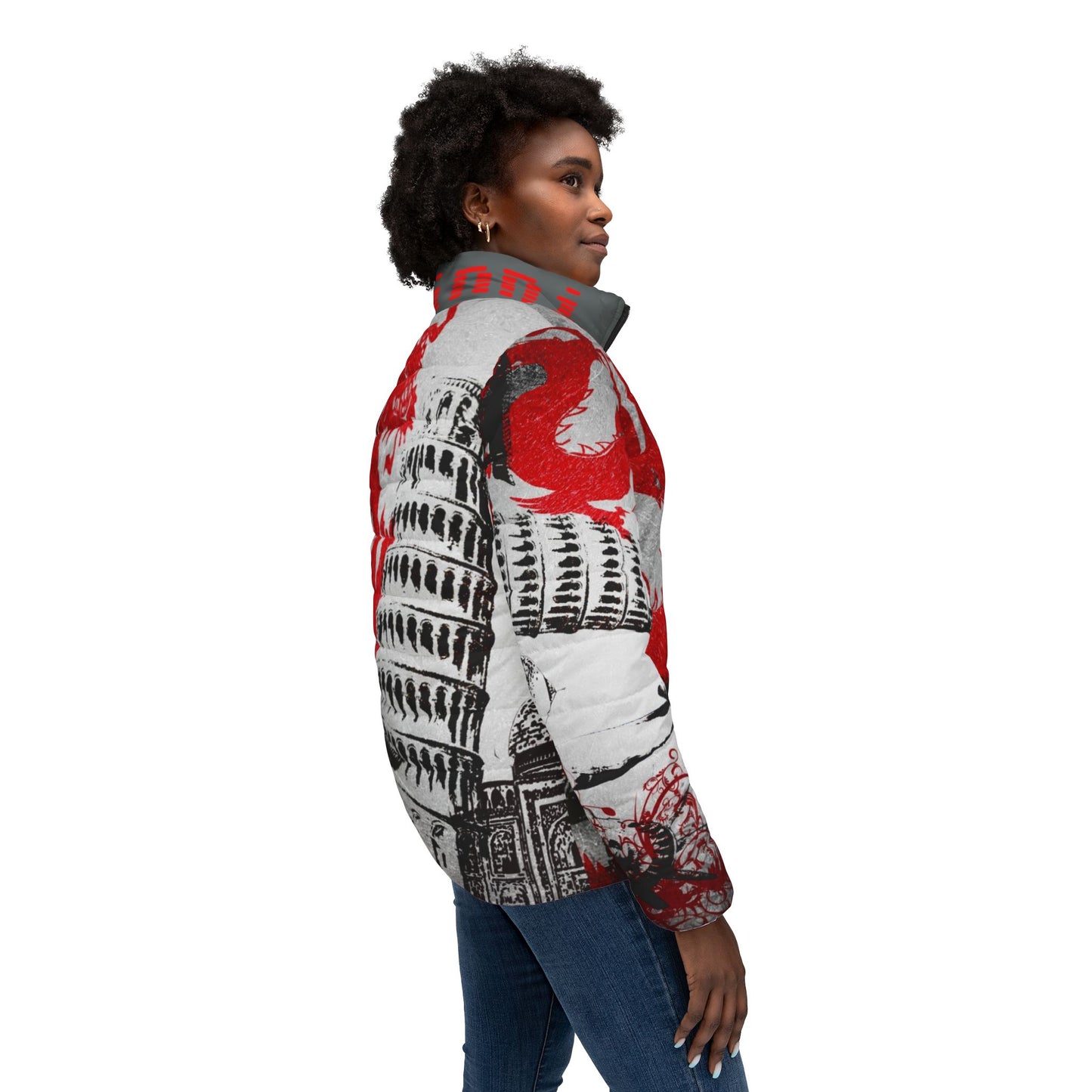 Colage Women’s Puffer Jacket (AOP)