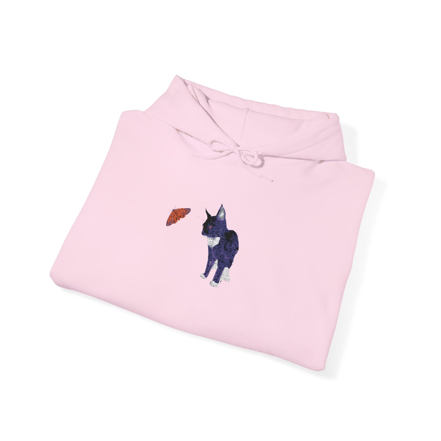 Cozy Cat Hoodie, Cute Cat Lover Sweatshirt, Fall Fashion Hoody, Gifts for Her, Animal Lovers Apparel