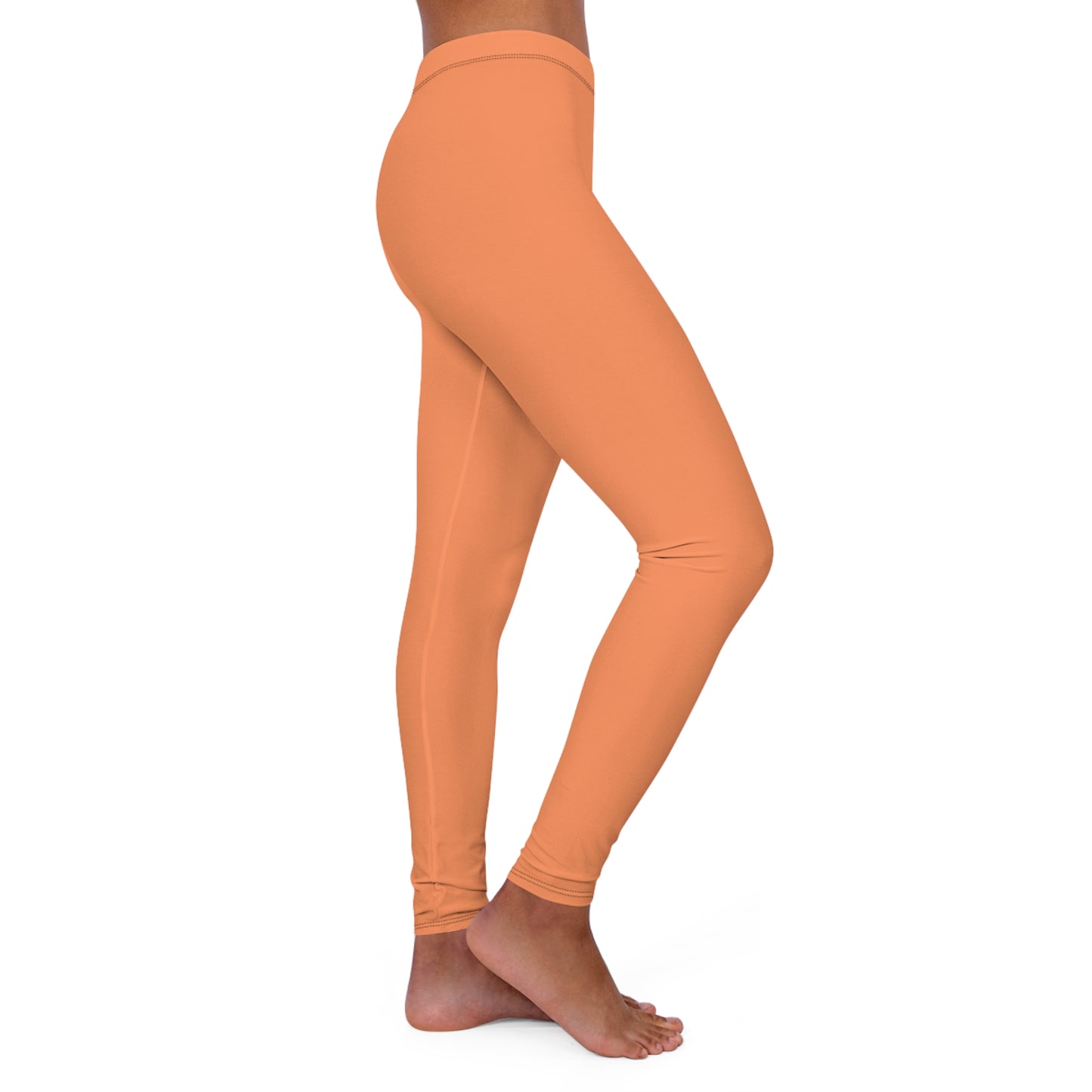 Salmon Women's Casual Spandex Leggings (AOP)
