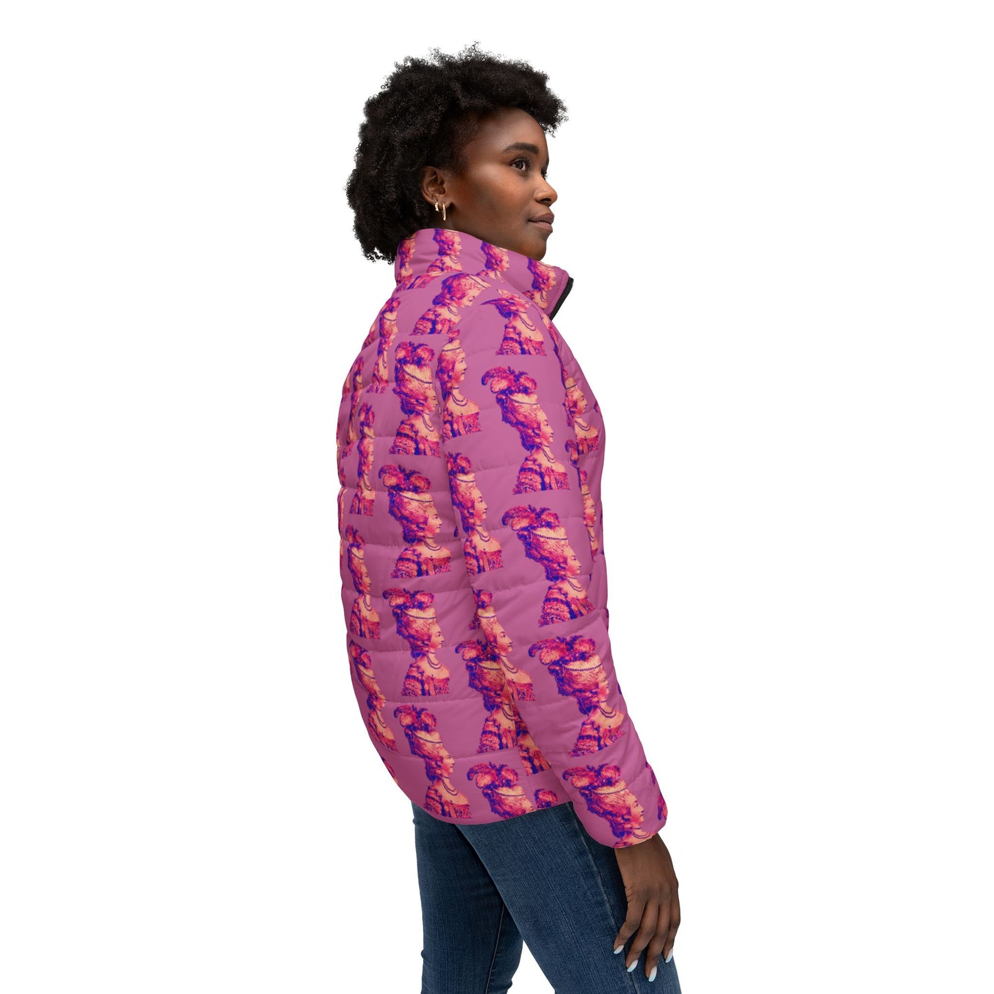 Maria Antoinette Women’s Puffer Jacket (AOP)