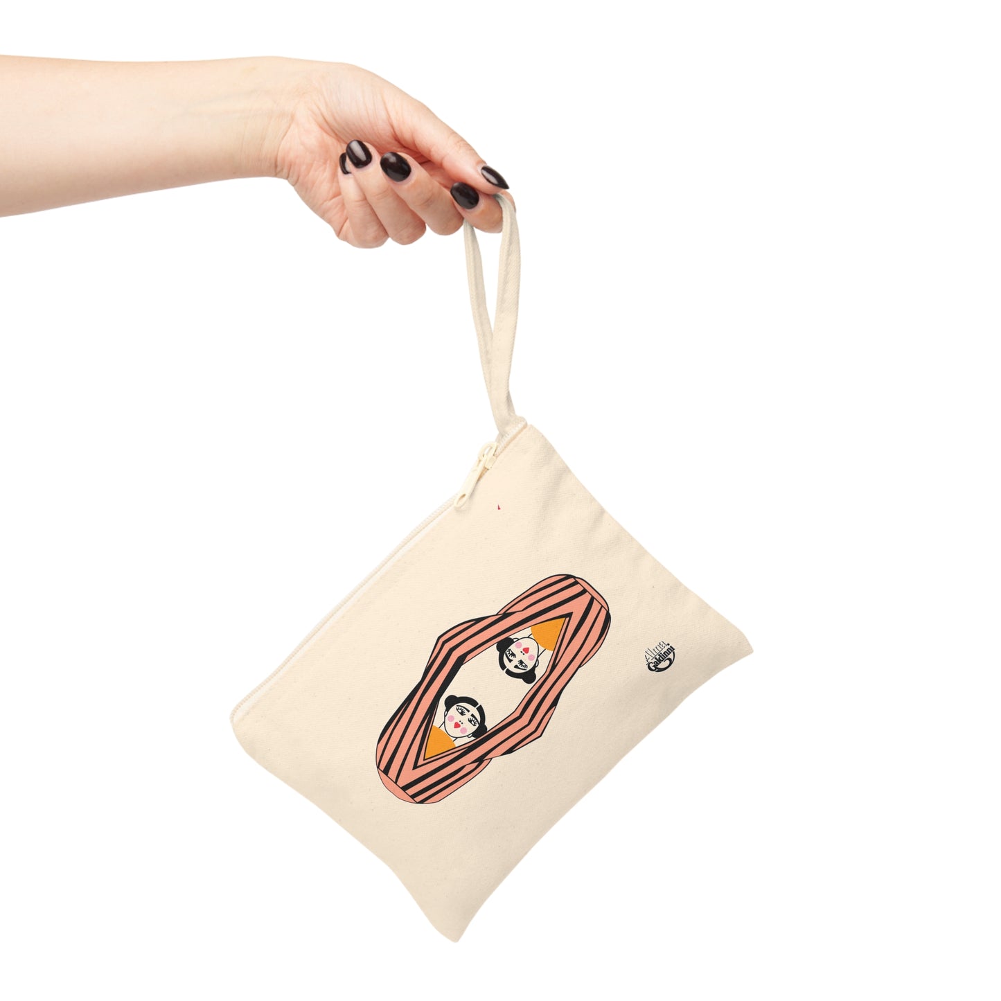 Twins Frida Kahlo Accessory Zipper Pouch | Unique Bag for Organizing Essentials | Perfect for Gifts & Everyday Use