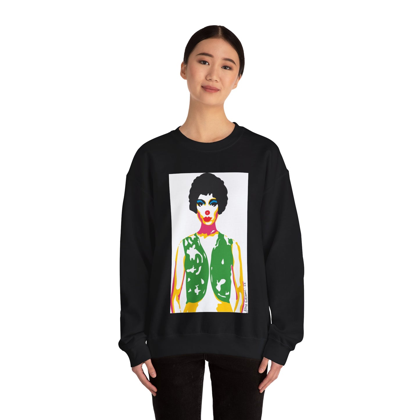 Bright Clown Unisex Heavy Blend™ Crewneck Sweatshirt