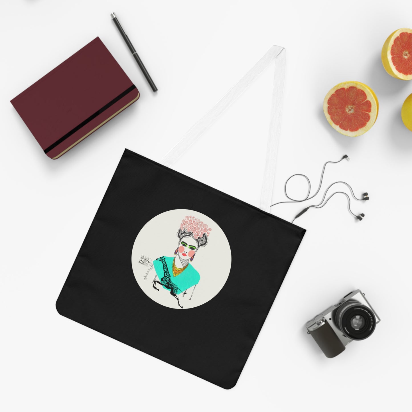 Frida Kahlo Tote Bag, Fashion Accessory, Eco-Friendly Shopping, Stylish Gift, Everyday Carryall