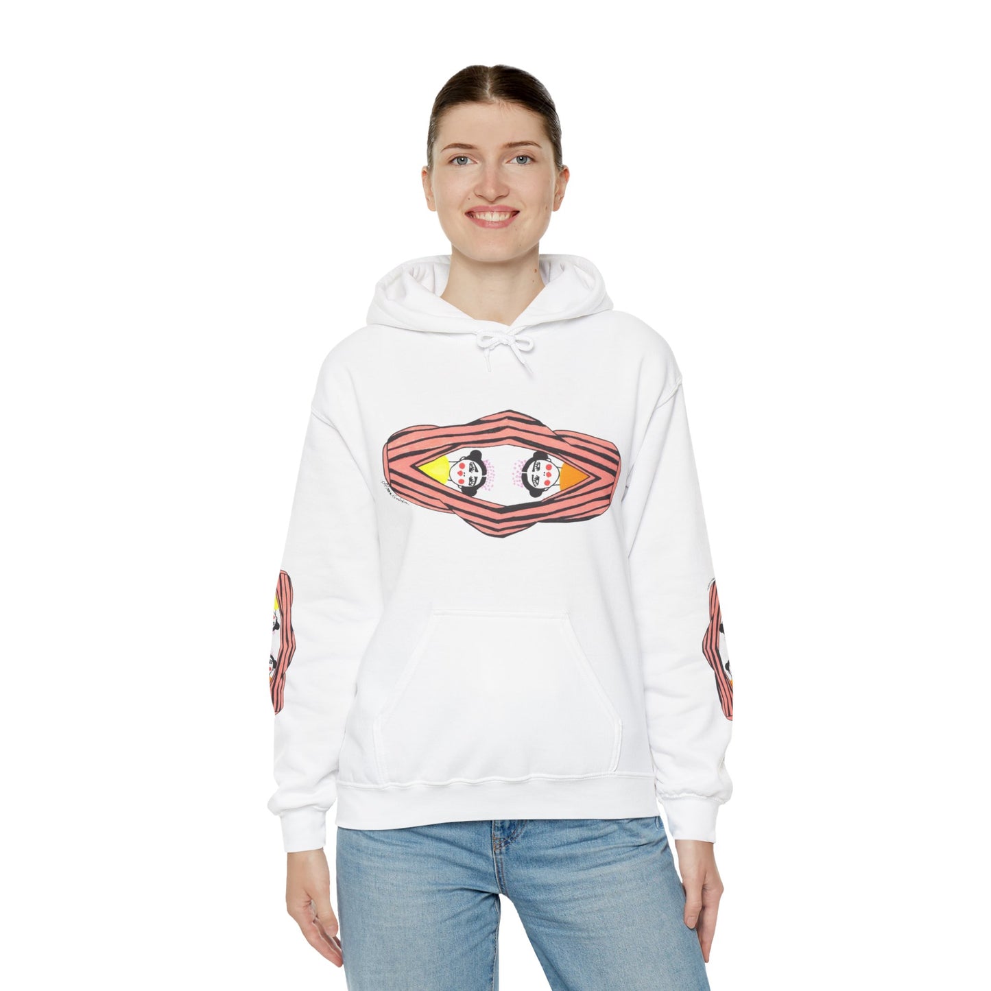 Twins Frida Kahlo Unisex Hoodie with Unique Illustrations, Trendy Streetwear, Cozy Gift, Perfect for All Occasions, Stylish Layering Piece