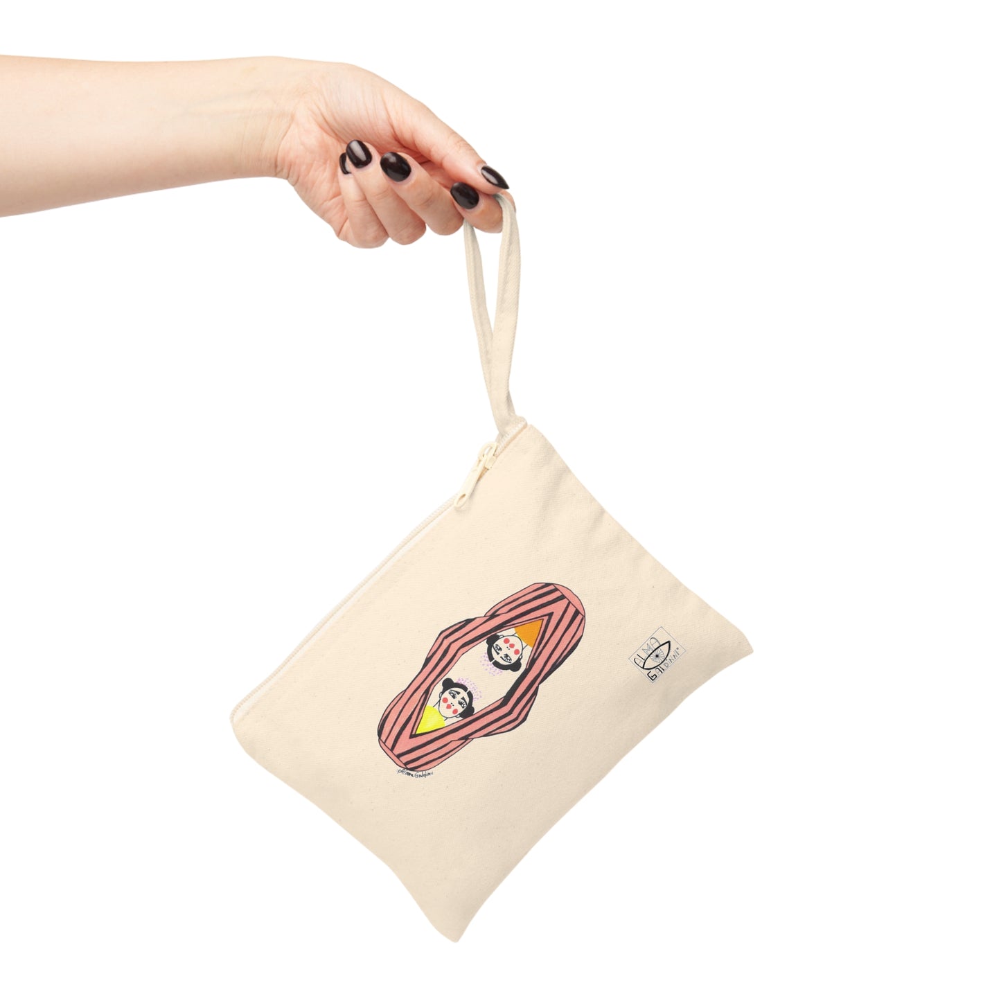 Twins Frida Kahlo Accessory Zipper Pouch | Unique Bag for Organizing Essentials | Perfect for Gifts & Everyday Use