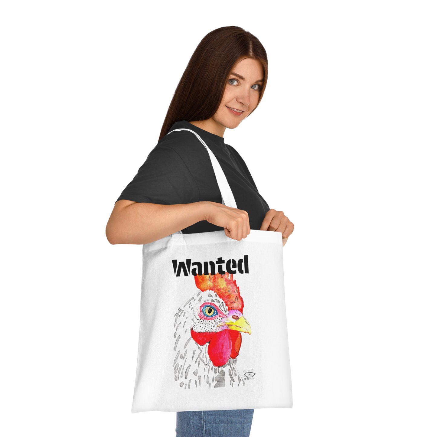 Rooster Cotton Tote
