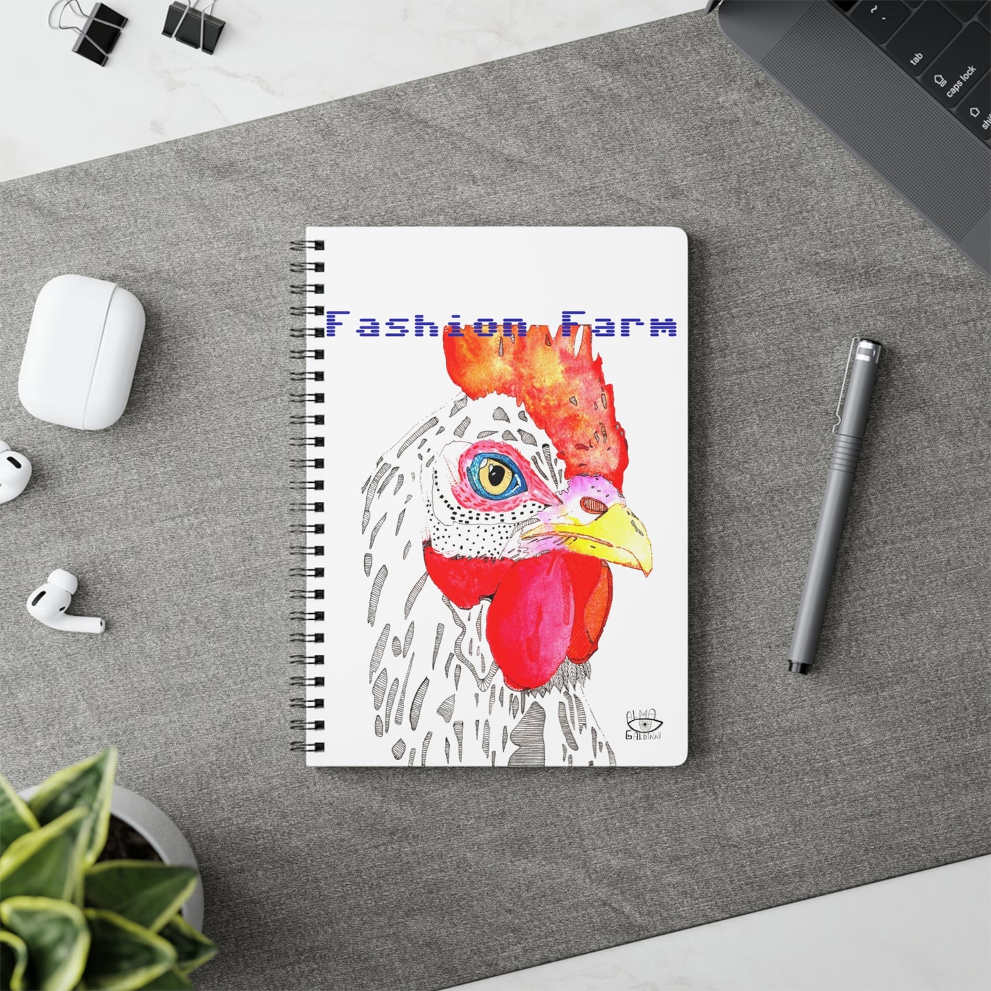 Wirobound Softcover Notebook, A5