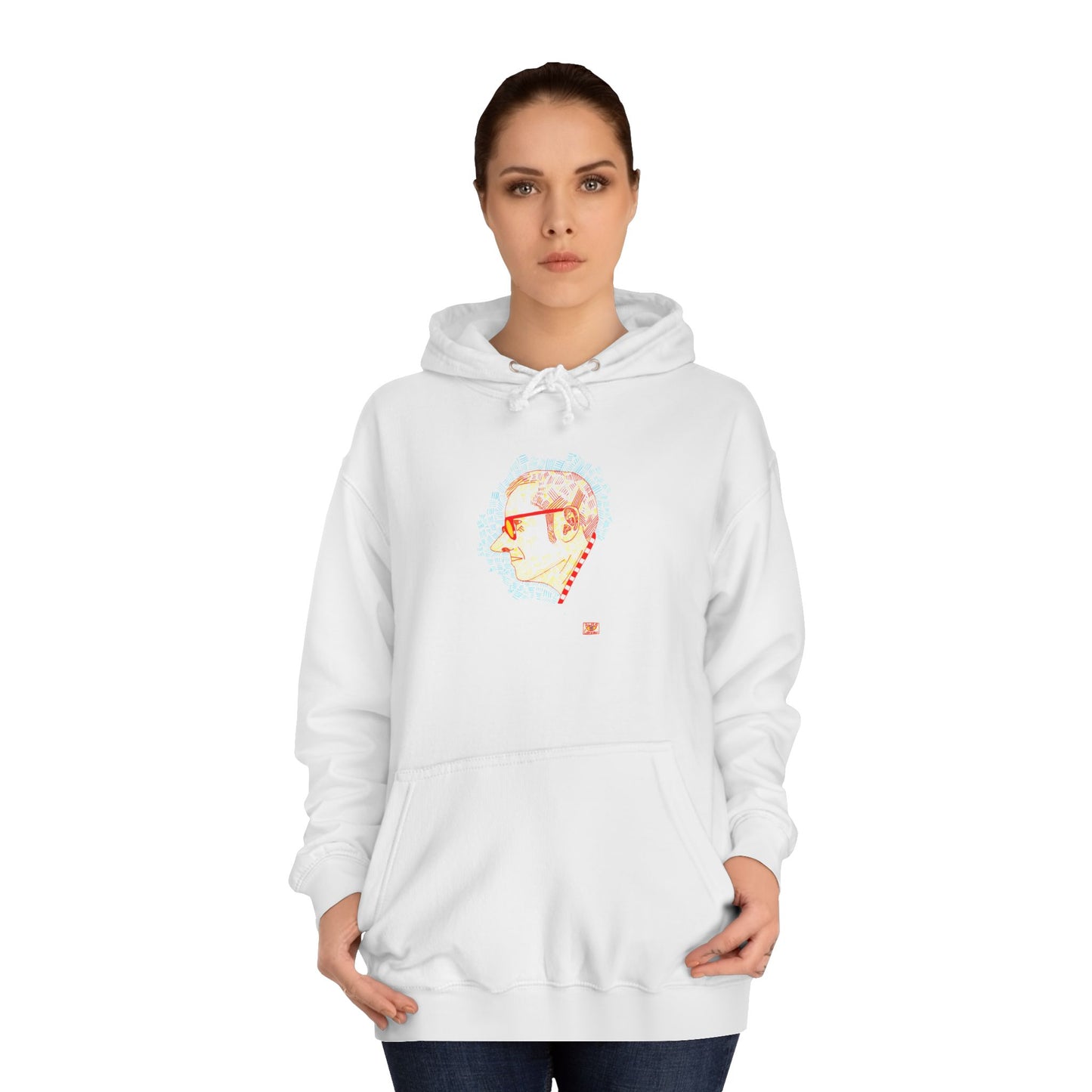 Caricature Unisex College Hoodie