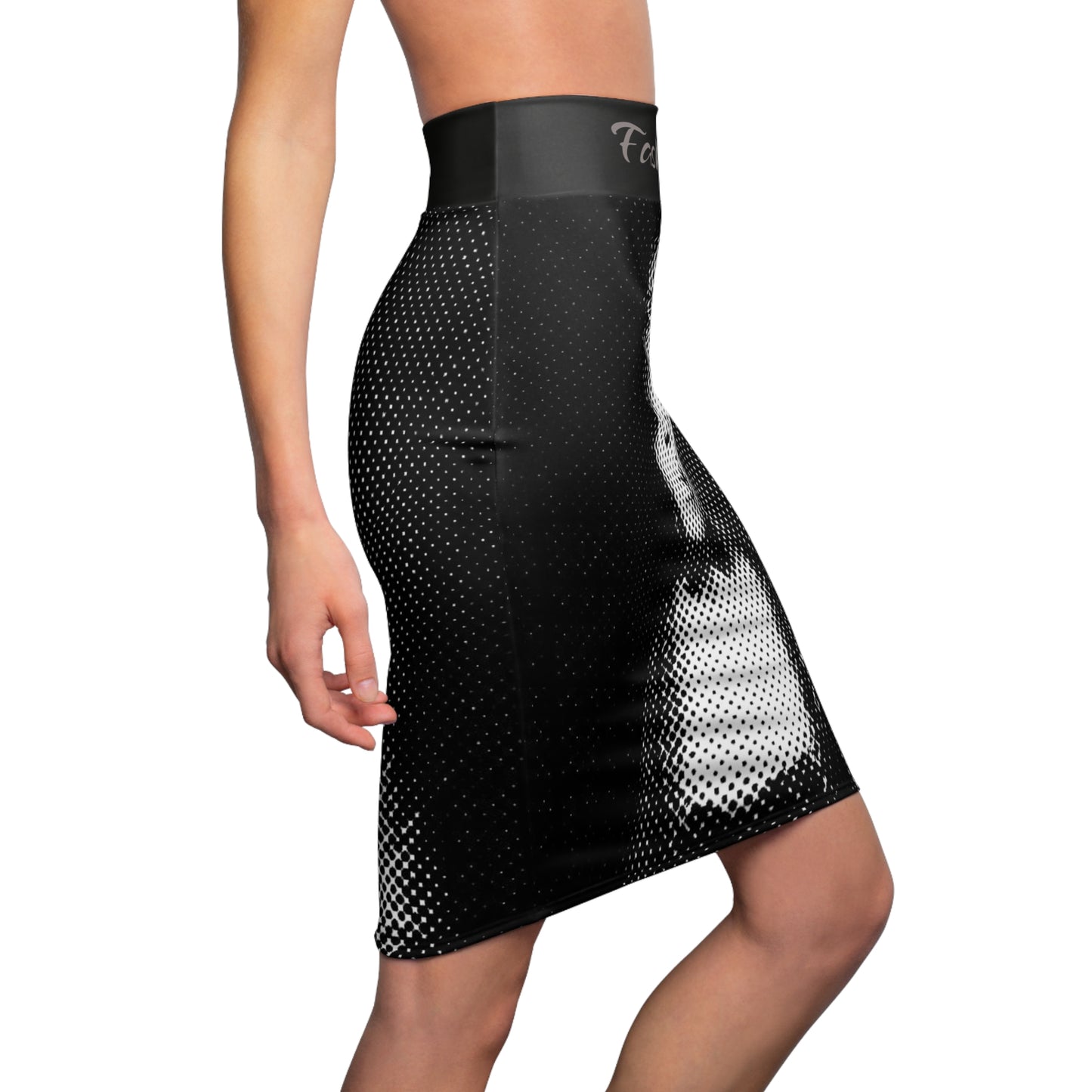 Marie Antoinette Exclusive design Women's Pencil Skirt (AOP)