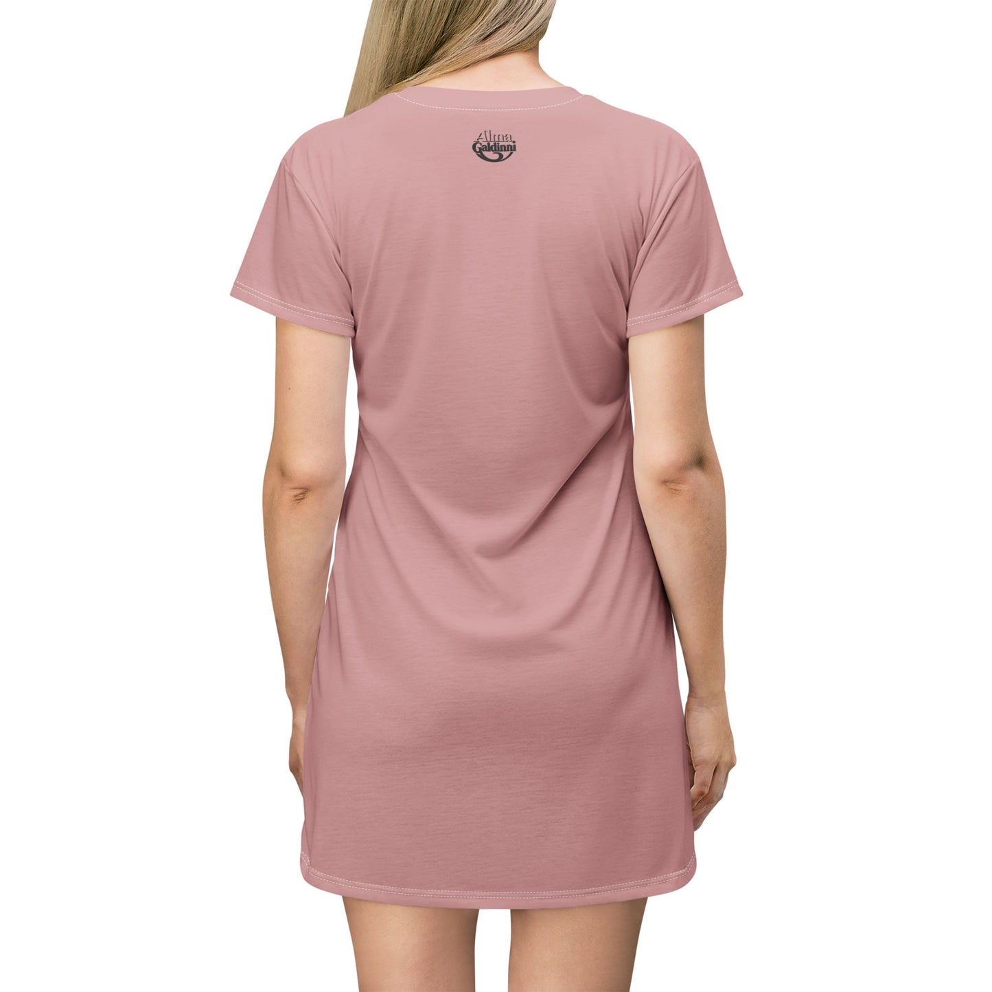 French Bulldog T-Shirt Dress (AOP)