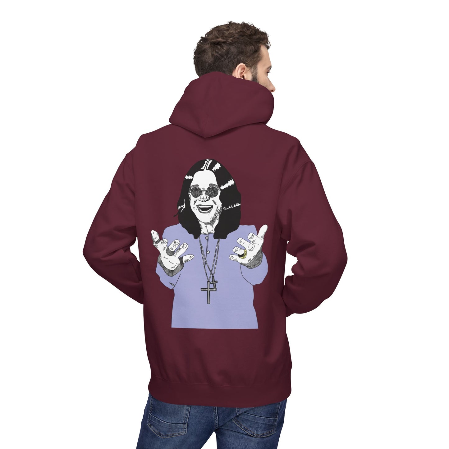 Rock Icons Unisex Midweight Softstyle Fleece Hoodie