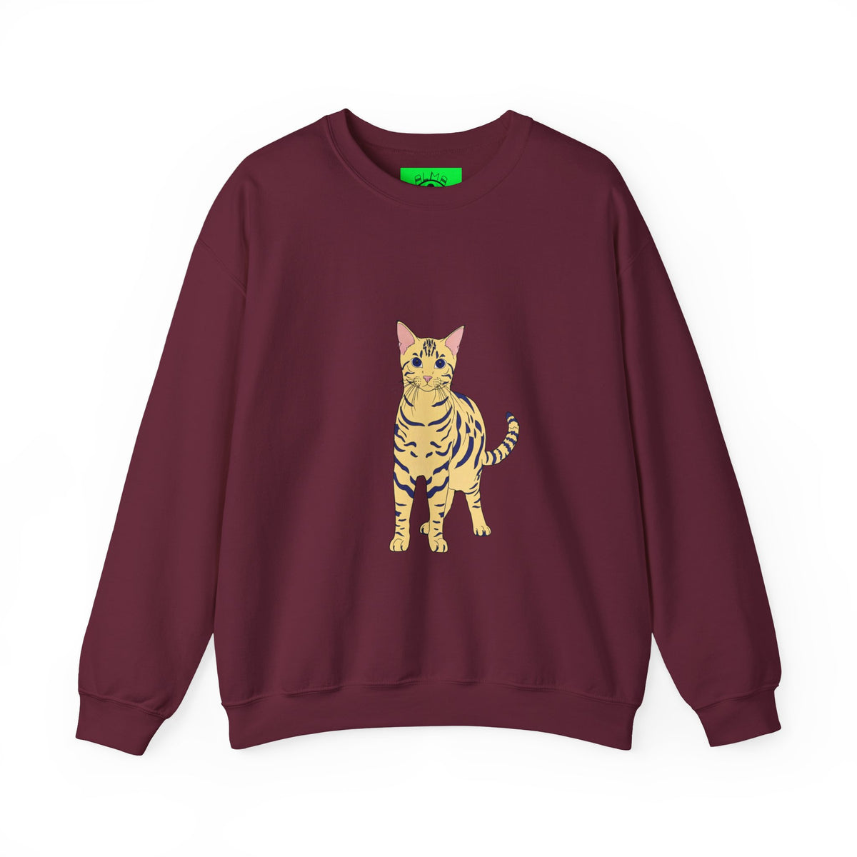 Bengal Cat cartoon Unisex Heavy Blend™ Crewneck Sweatshirt