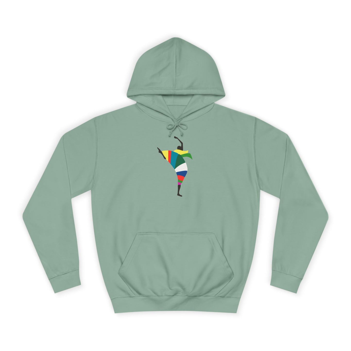 Colorful Dancer Unisex College Hoodie - Stylish Daily Wear
