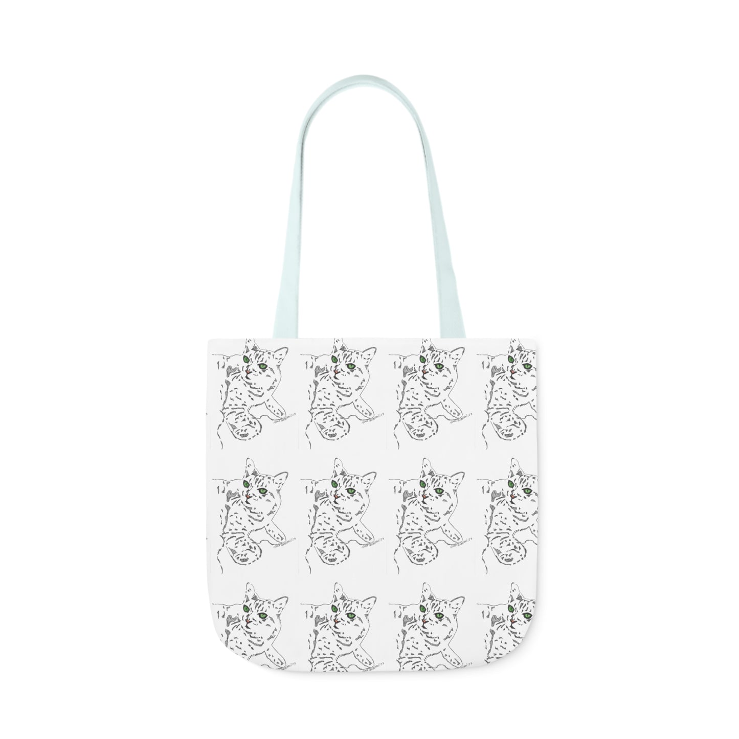 Abstract Cat tote bag