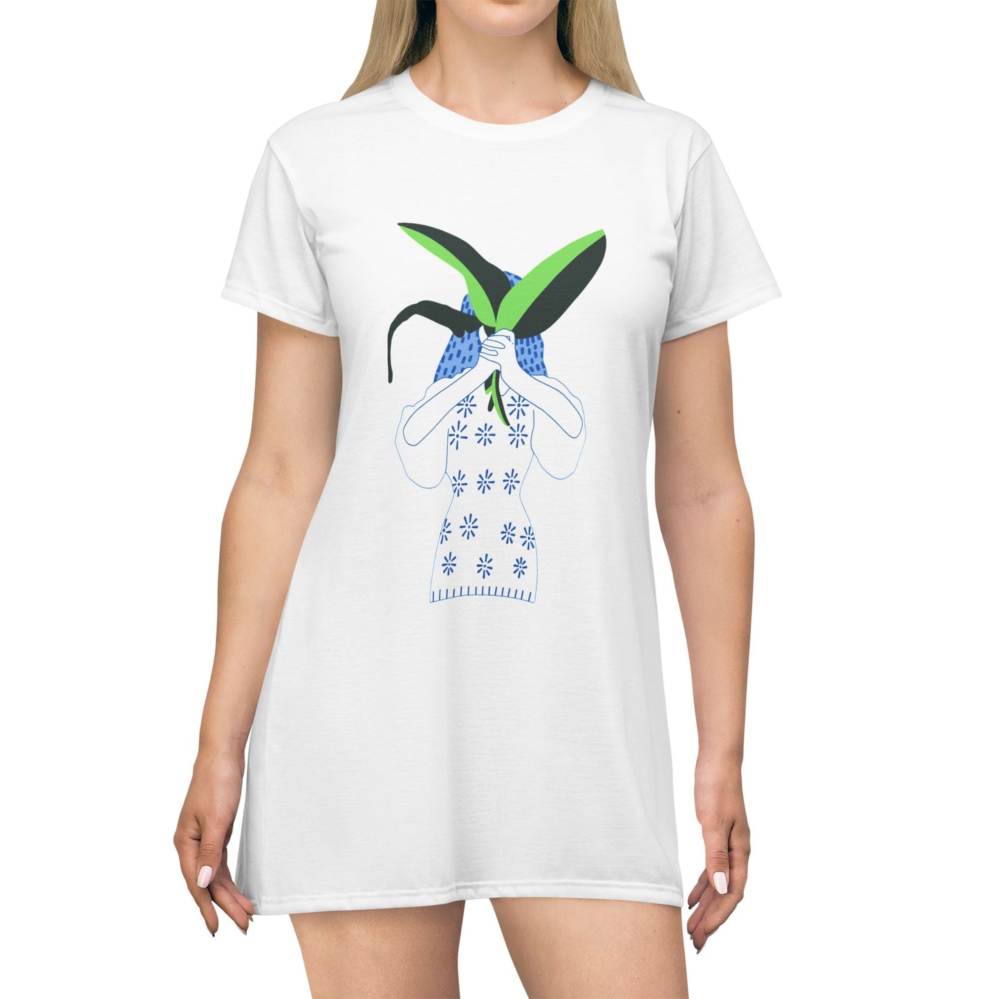 Mother Nature T-Shirt Dress (AOP)