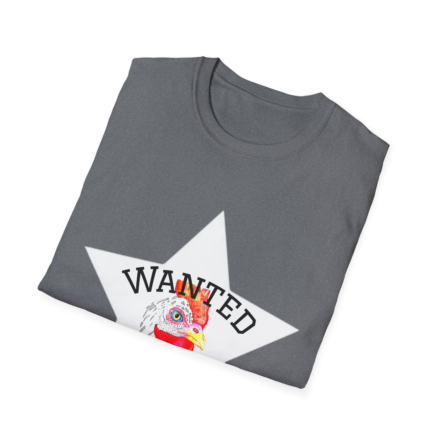 Wanted Heart T-Shirt | Unisex Softstyle Tee for Animal Lovers, Unique Gift, Casual Wear, Valentine's Day, Birthday, Fun Graphics