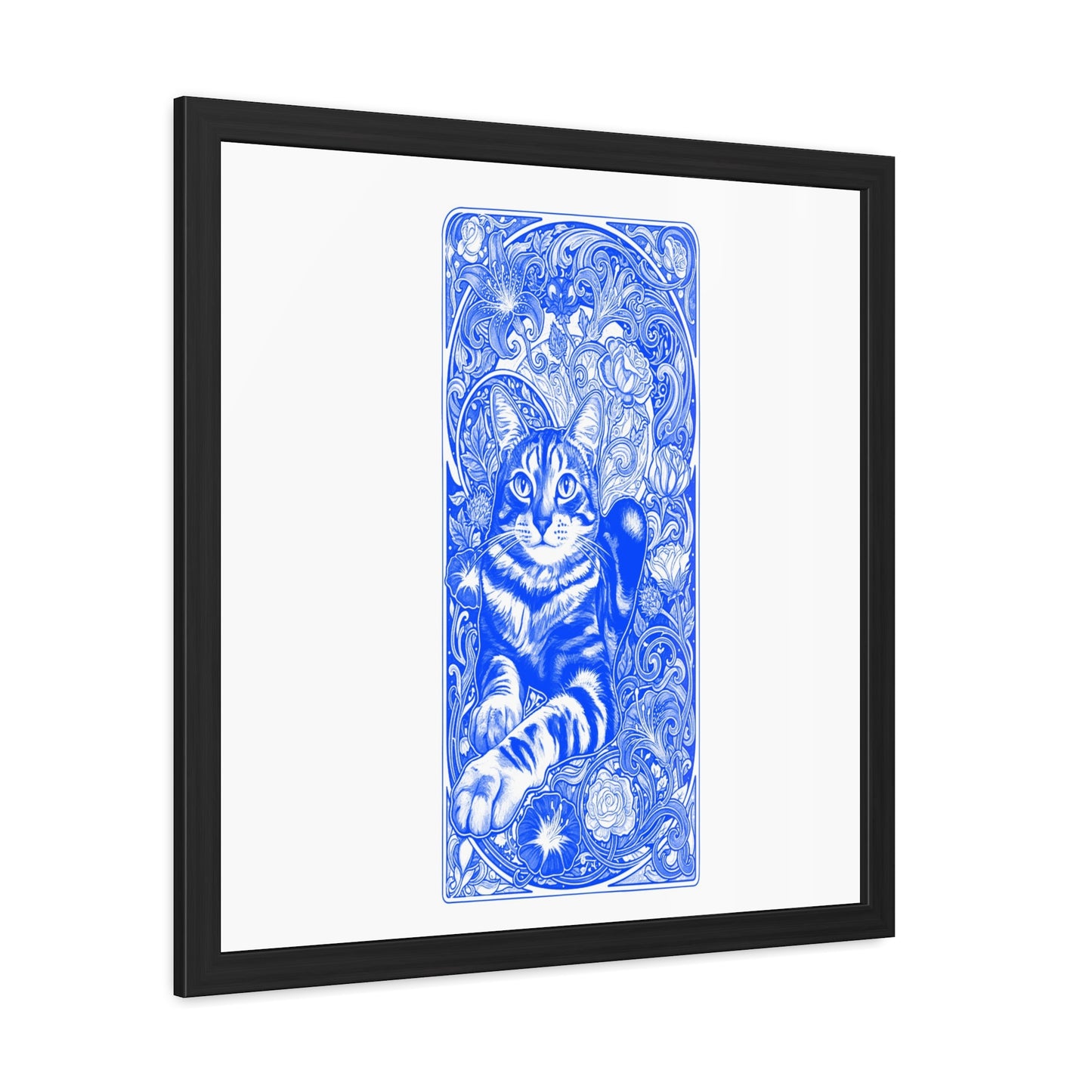 Art Nouveaux Cat Framed Posters