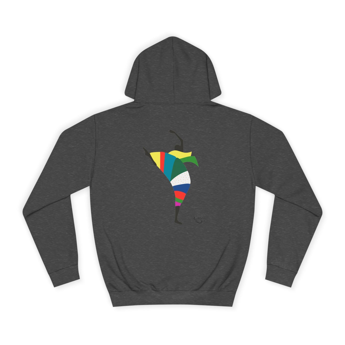 Colorful Dancer Unisex College Hoodie - Stylish Daily Wear