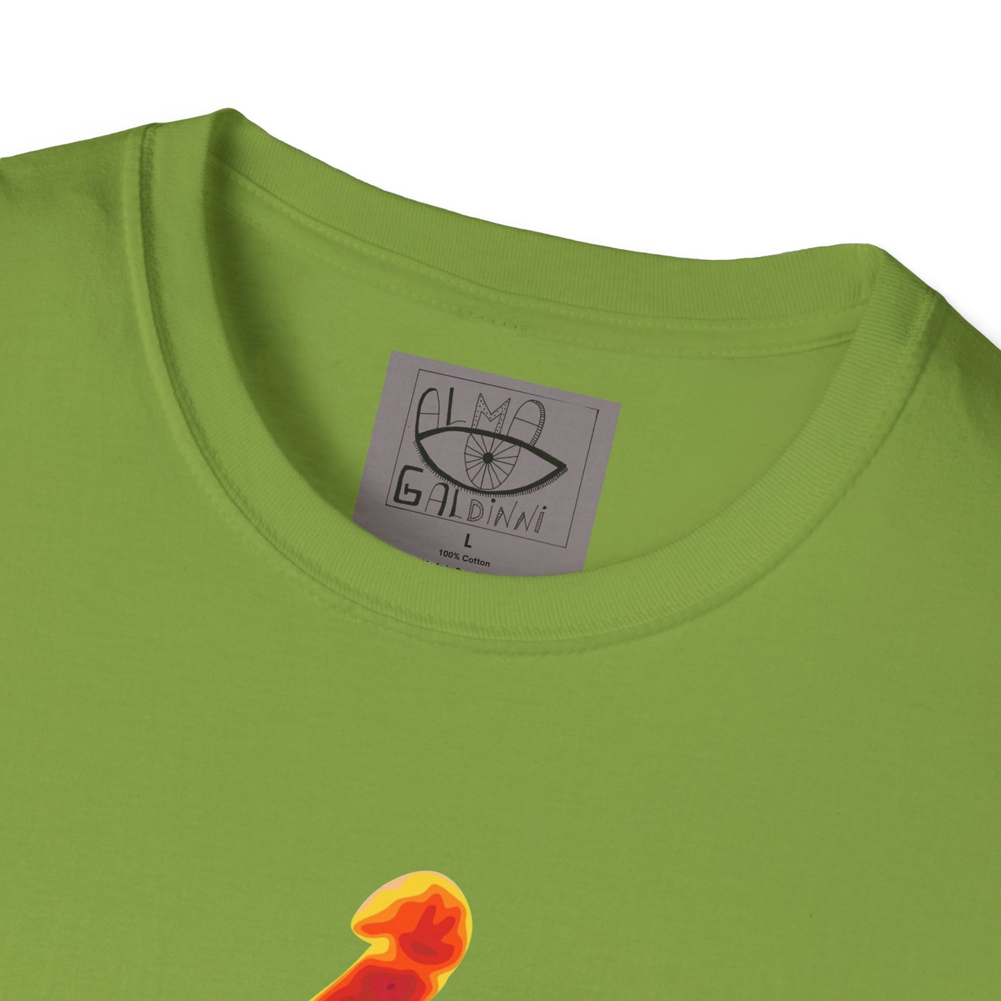 Bright Ginger Cat Unisex Softstyle T-Shirt