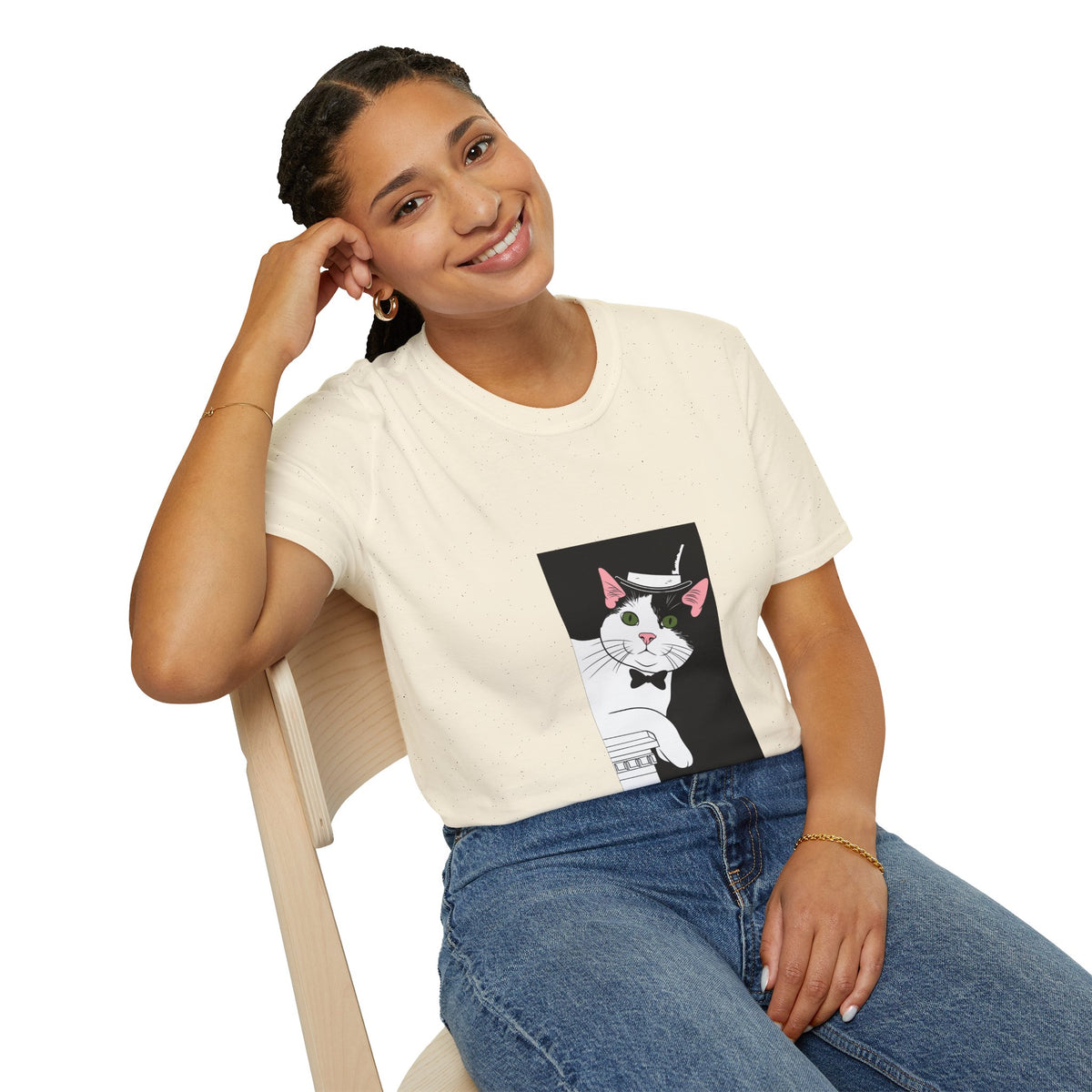Mister Cat Unisex Softstyle T-Shirt