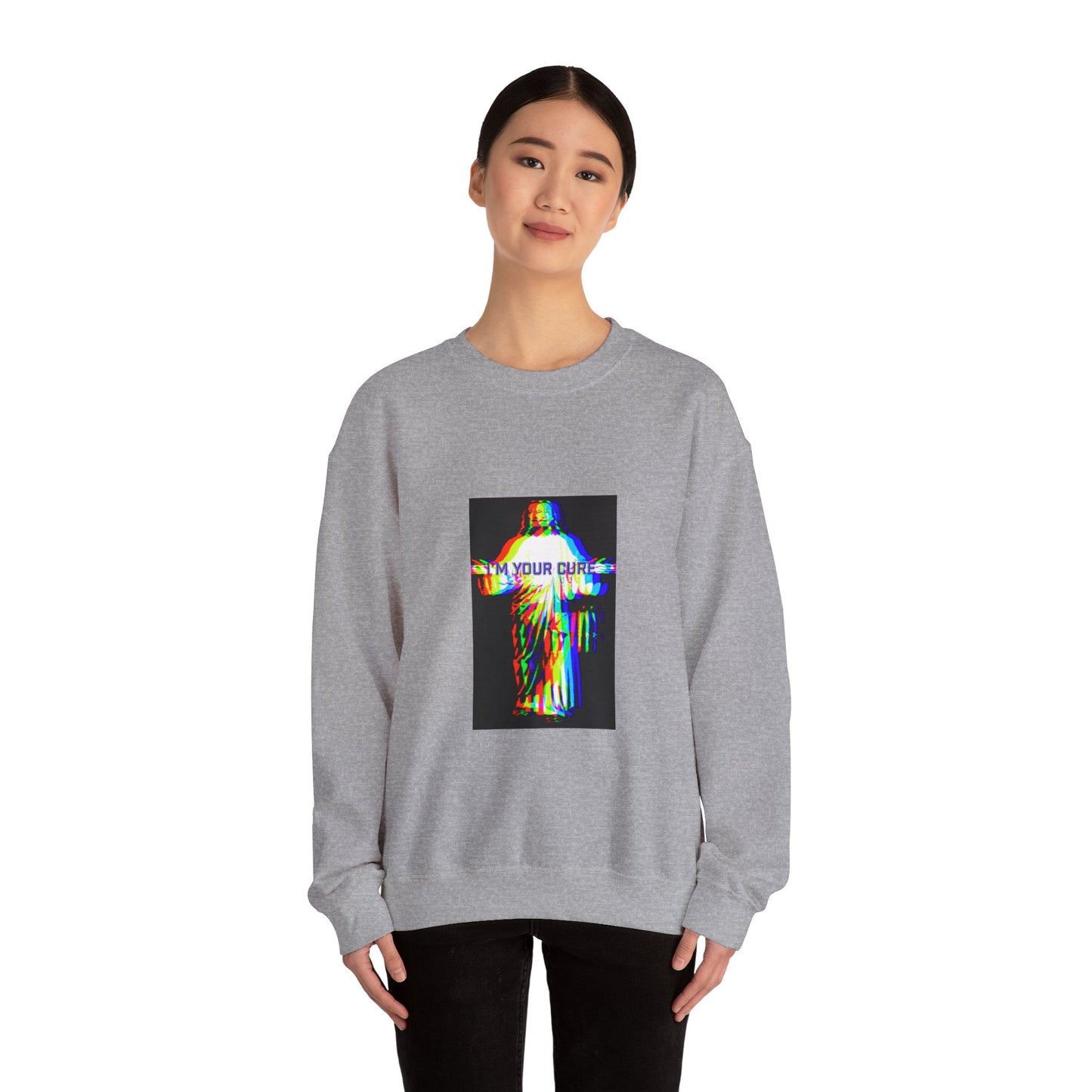 Pop Jesus Unisex Heavy Blend™ Crewneck Sweatshirt
