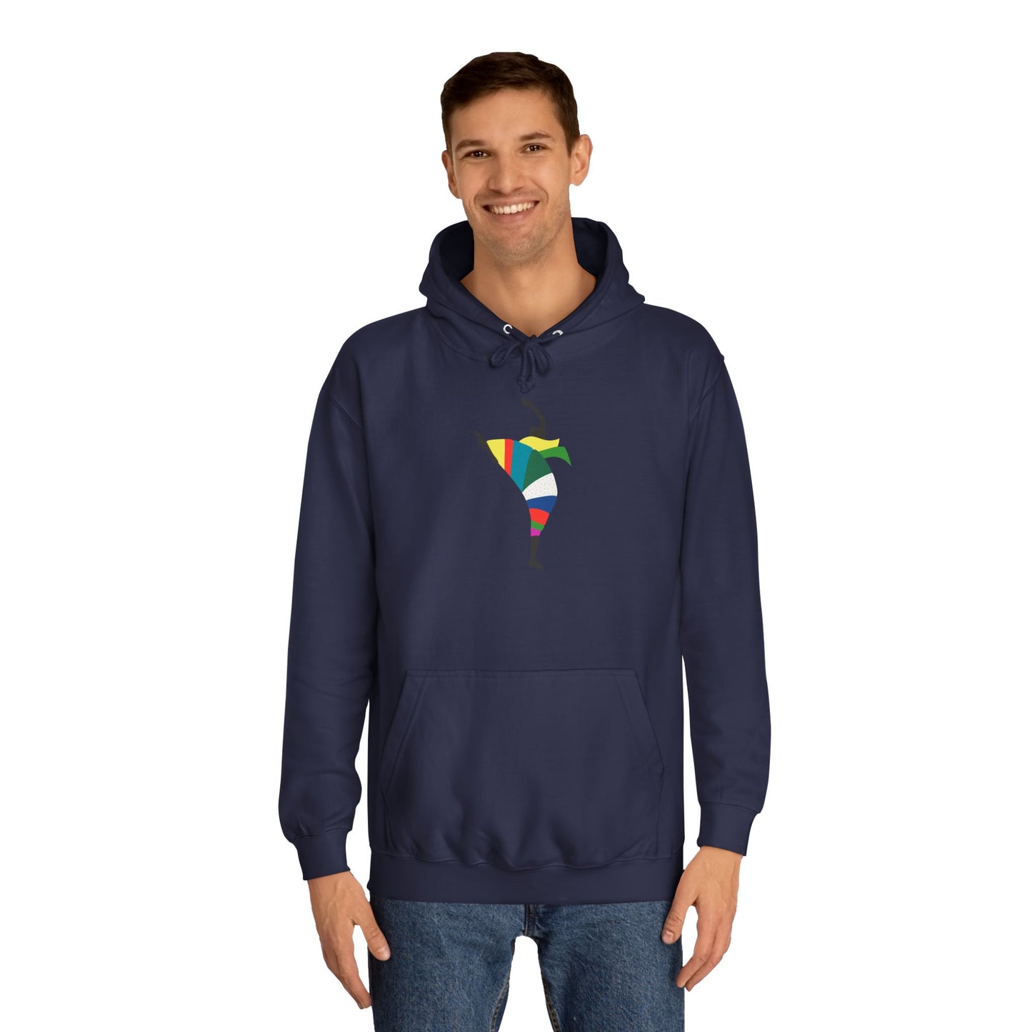 Colorful Dancer Unisex College Hoodie - Stylish Daily Wear