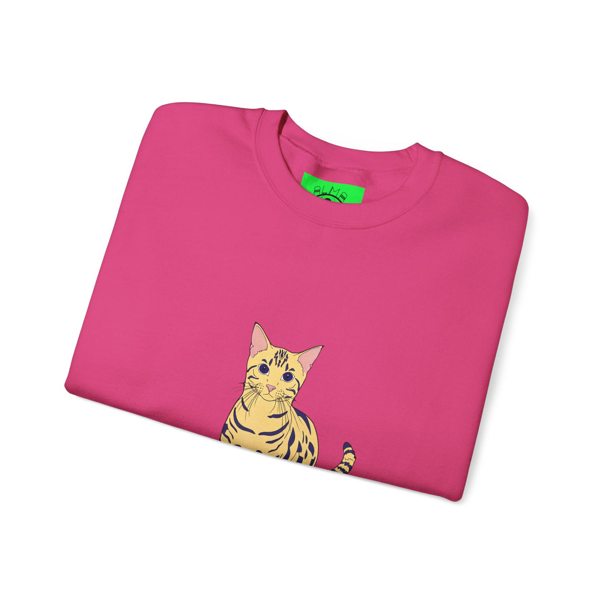 Bengal Cat cartoon Unisex Heavy Blend™ Crewneck Sweatshirt