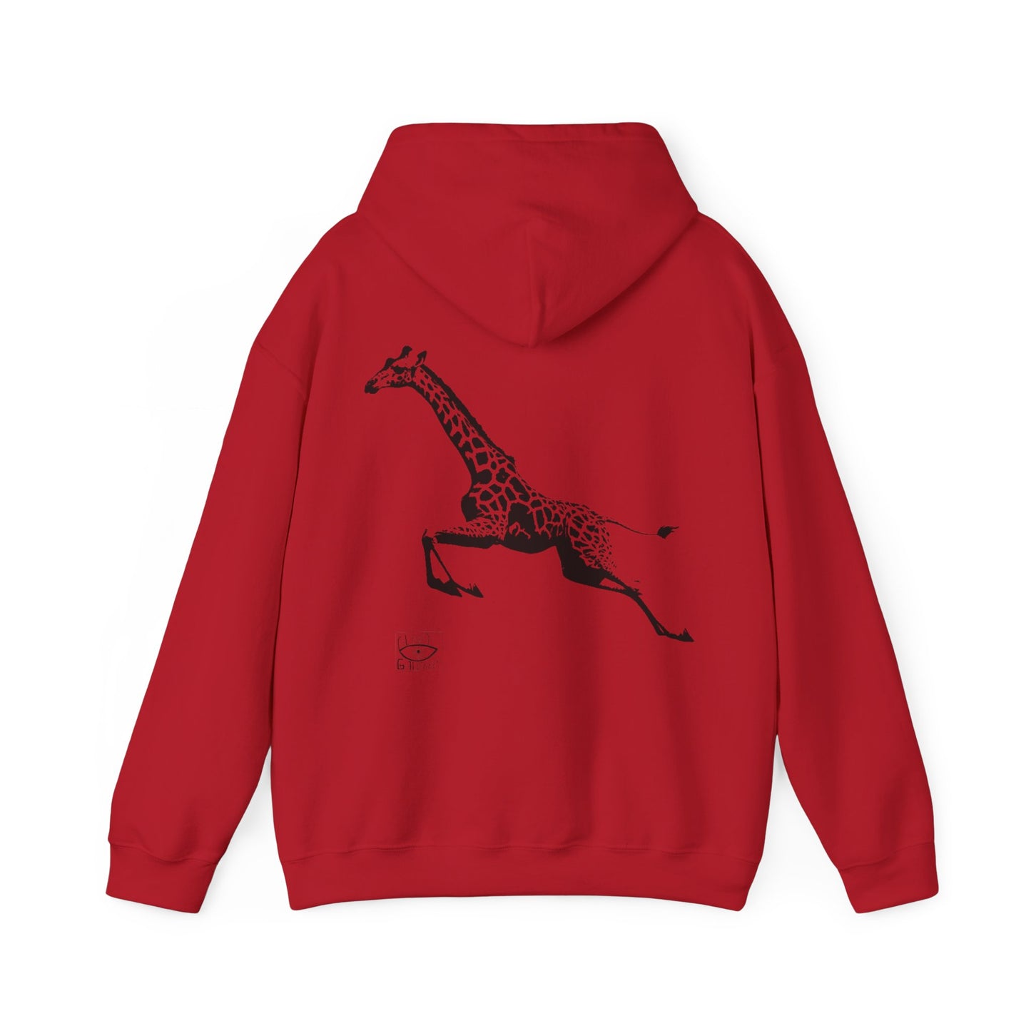 Giraffe Print Hoodie - Cozy Gift for Animal Lovers, Unisex Sweatshirt, Wildlife Fashion, Nature Gift, Unique Apparel