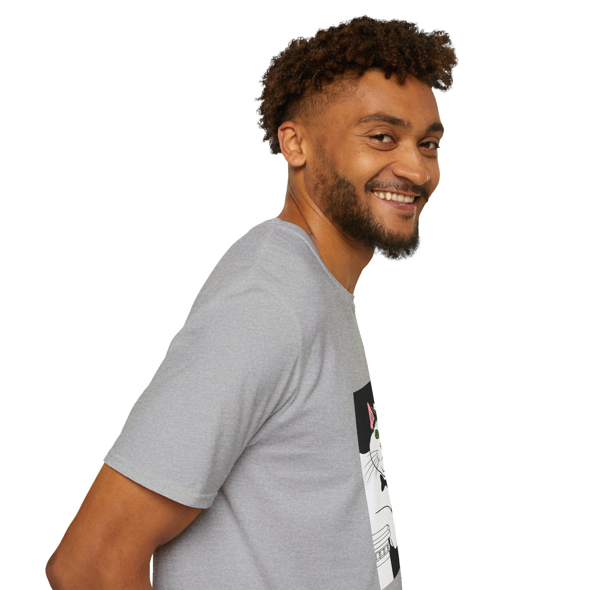 Mister Cat Unisex Softstyle T-Shirt