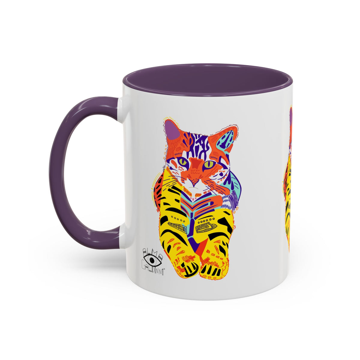 Tiger Cat Accent Coffee Mug (11, 15oz)