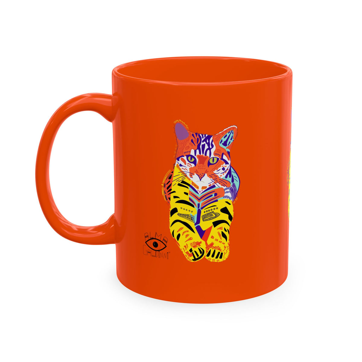 Tiger Cat Traditional Ceramic Mug