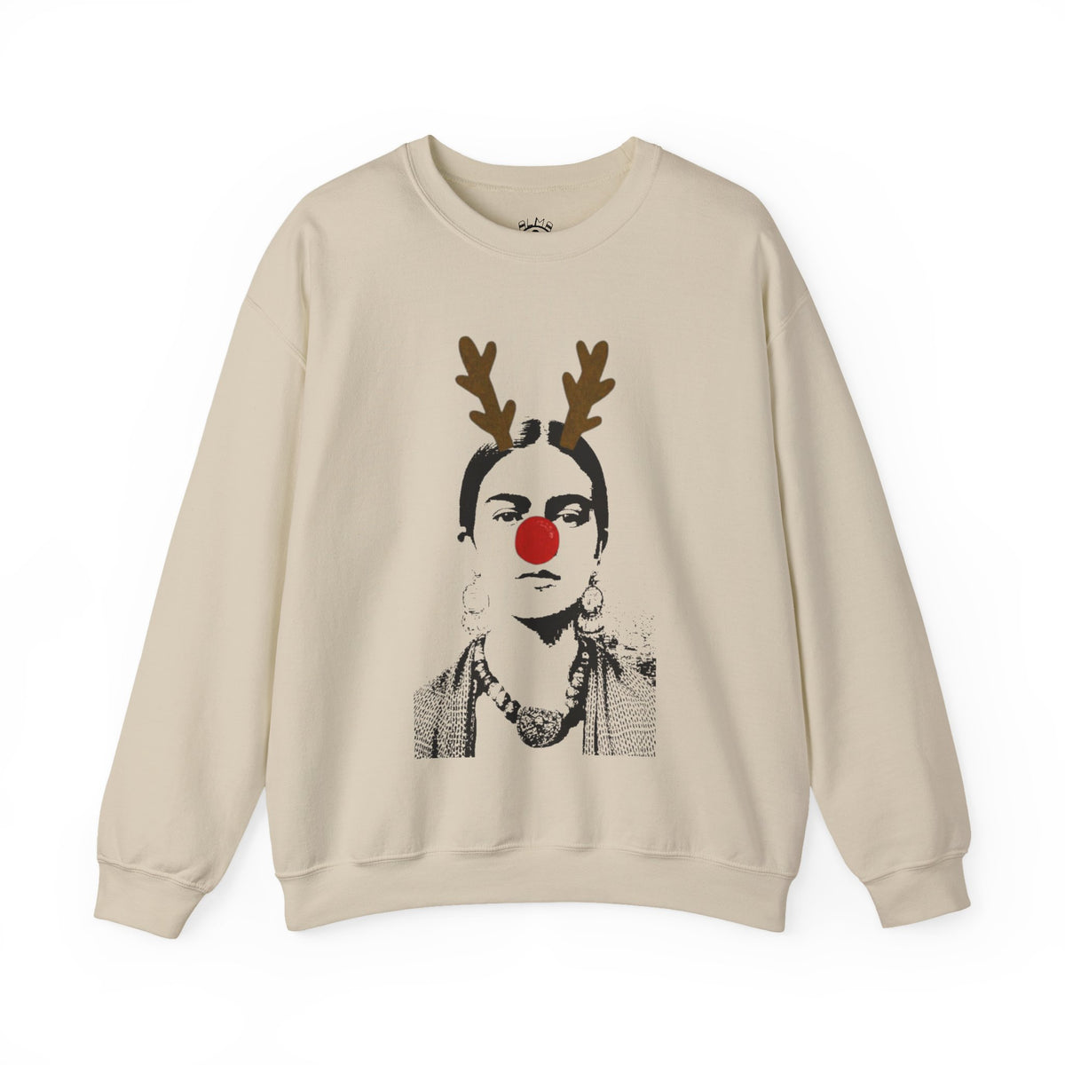 Frida on Christmas Unisex Heavy Blend™ Crewneck Sweatshirt