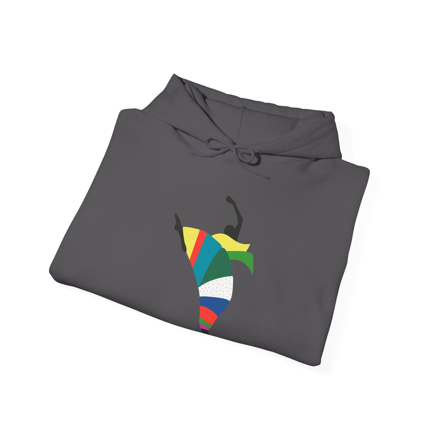 Dance is Organism Unisex Hooded Sweatshirt - Colorful Artistic Dance Design