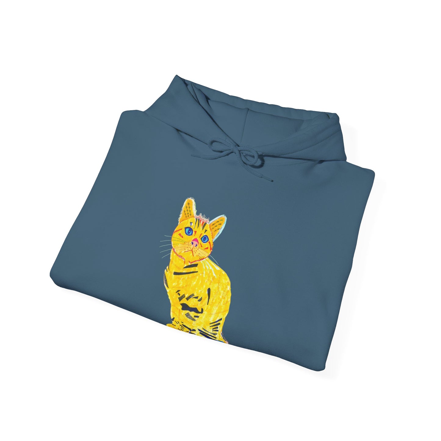 Yellow Cat Unisex Heavy Blend™ Hooded Sweatshirt