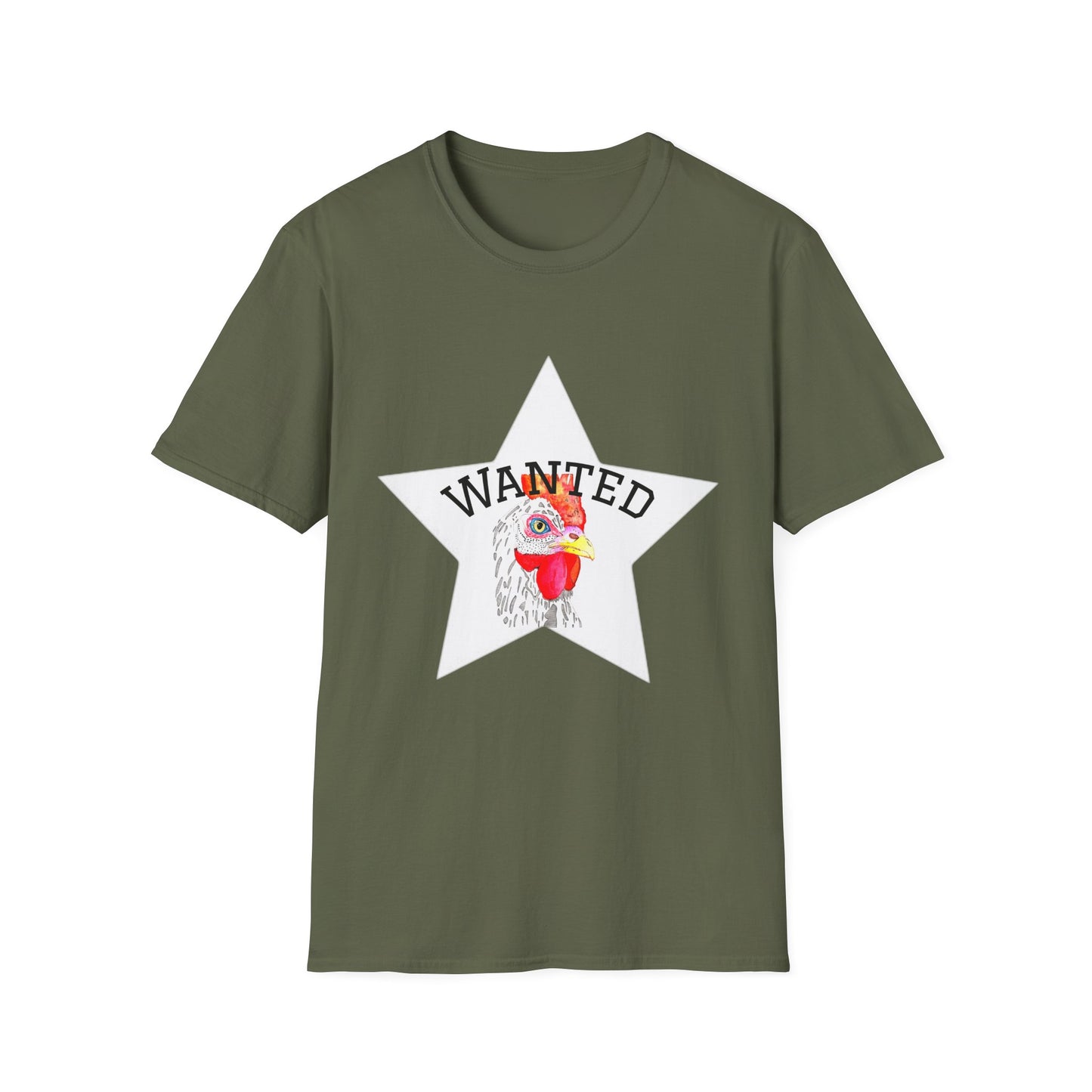 Wanted Heart T-Shirt | Unisex Softstyle Tee for Animal Lovers, Unique Gift, Casual Wear, Valentine's Day, Birthday, Fun Graphics