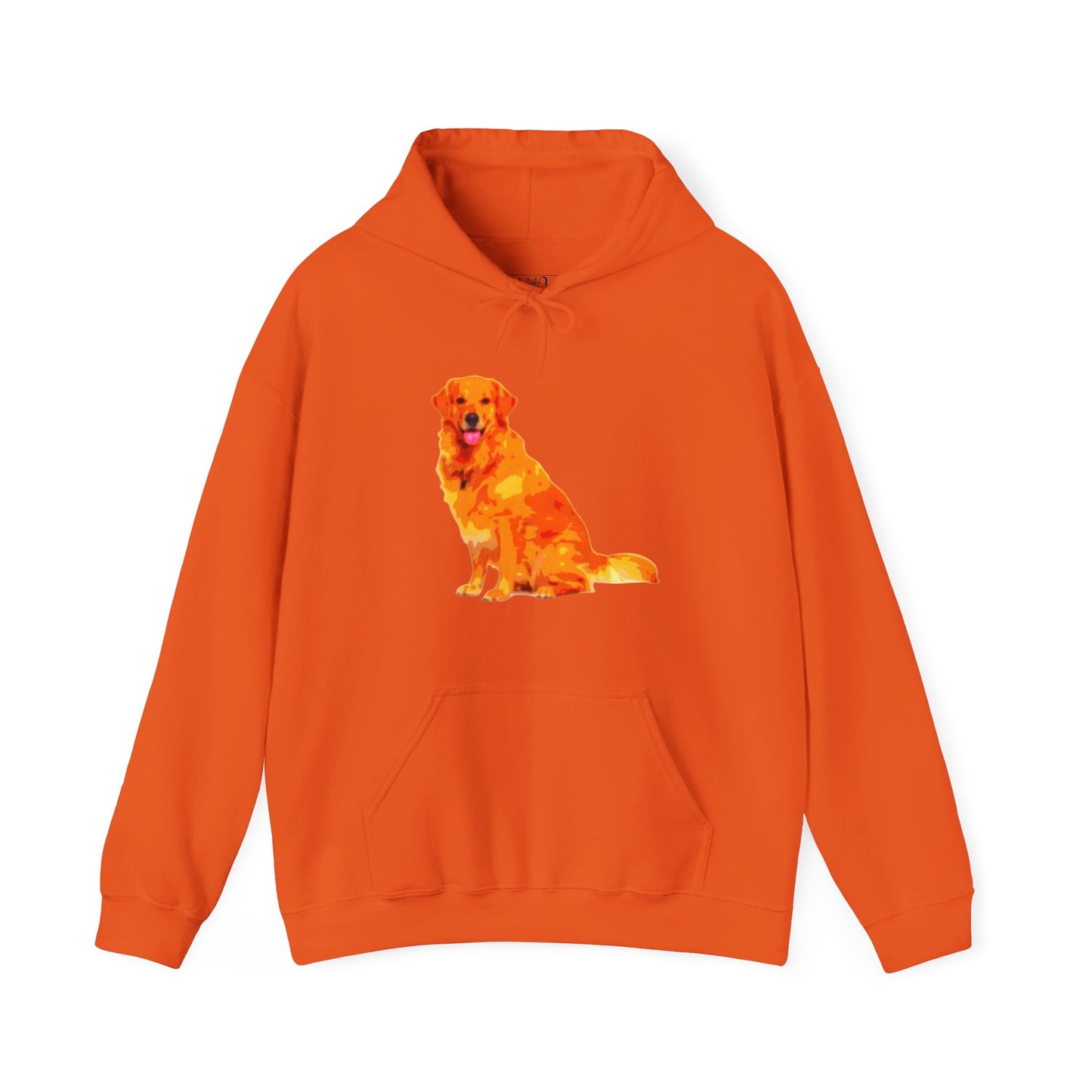 Vibrant Golden Retriever Hoodie, Pet Lover Gift, Cozy Sweatshirt, Animal Art Apparel, Dog Mom Outfit, Christmas Wear, Cute Canine Fashion
