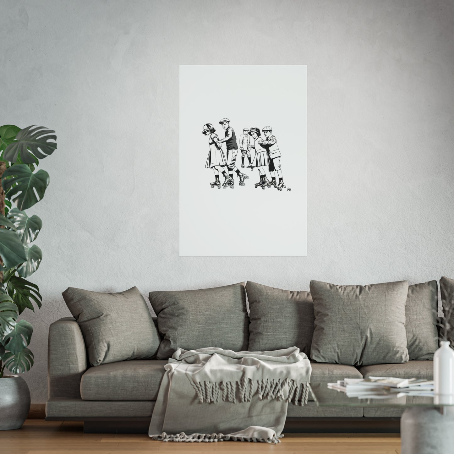 Rolling on the street Fine Art Posters