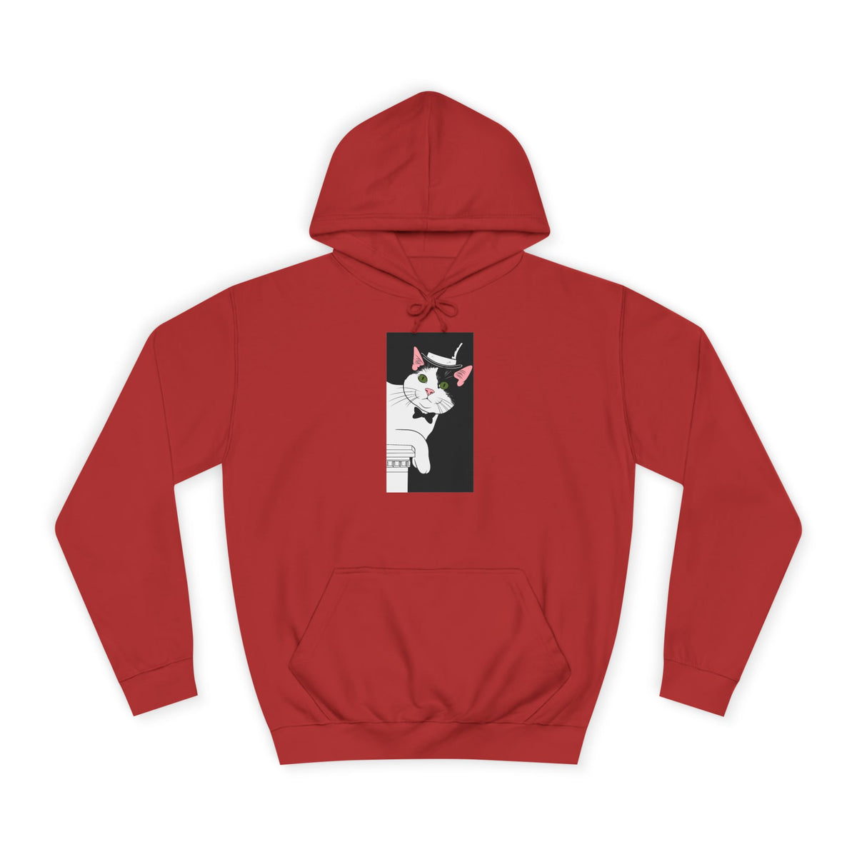 Mister Cat Unisex College Hoodie