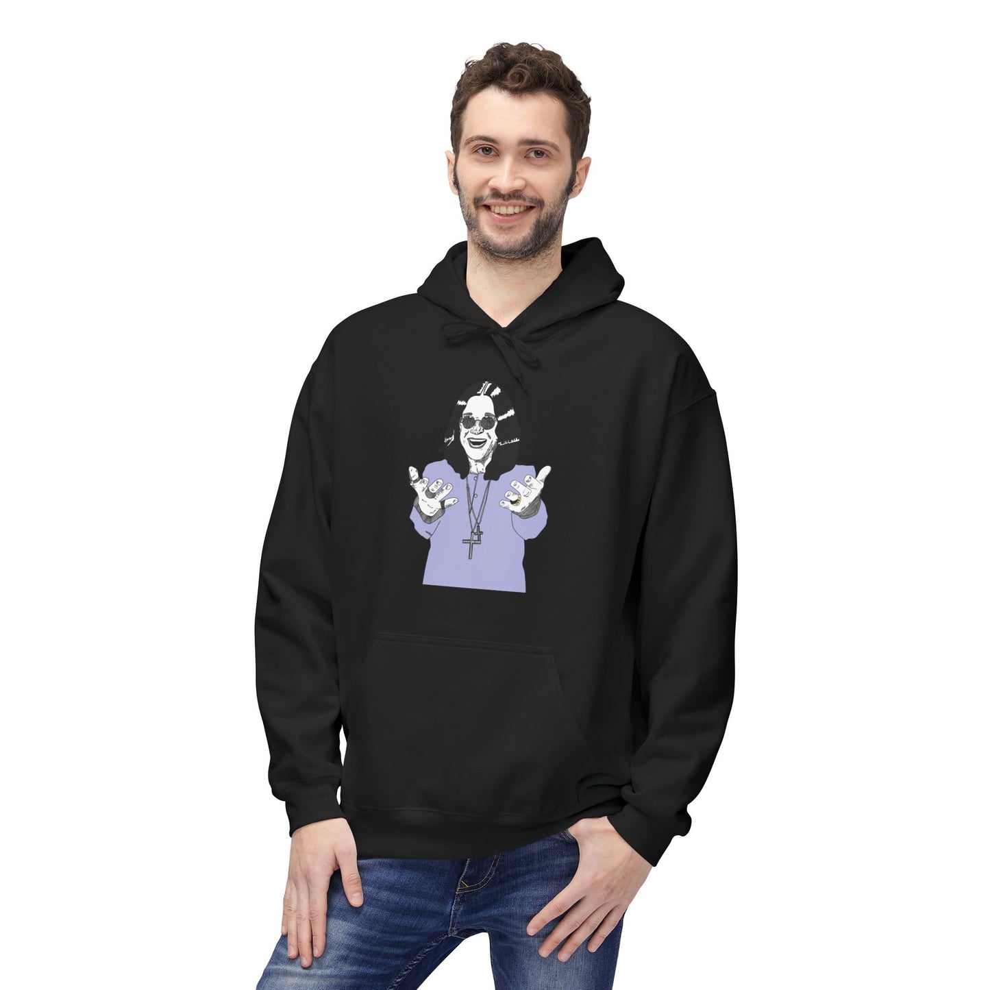 Rock Icons Unisex Midweight Softstyle Fleece Hoodie