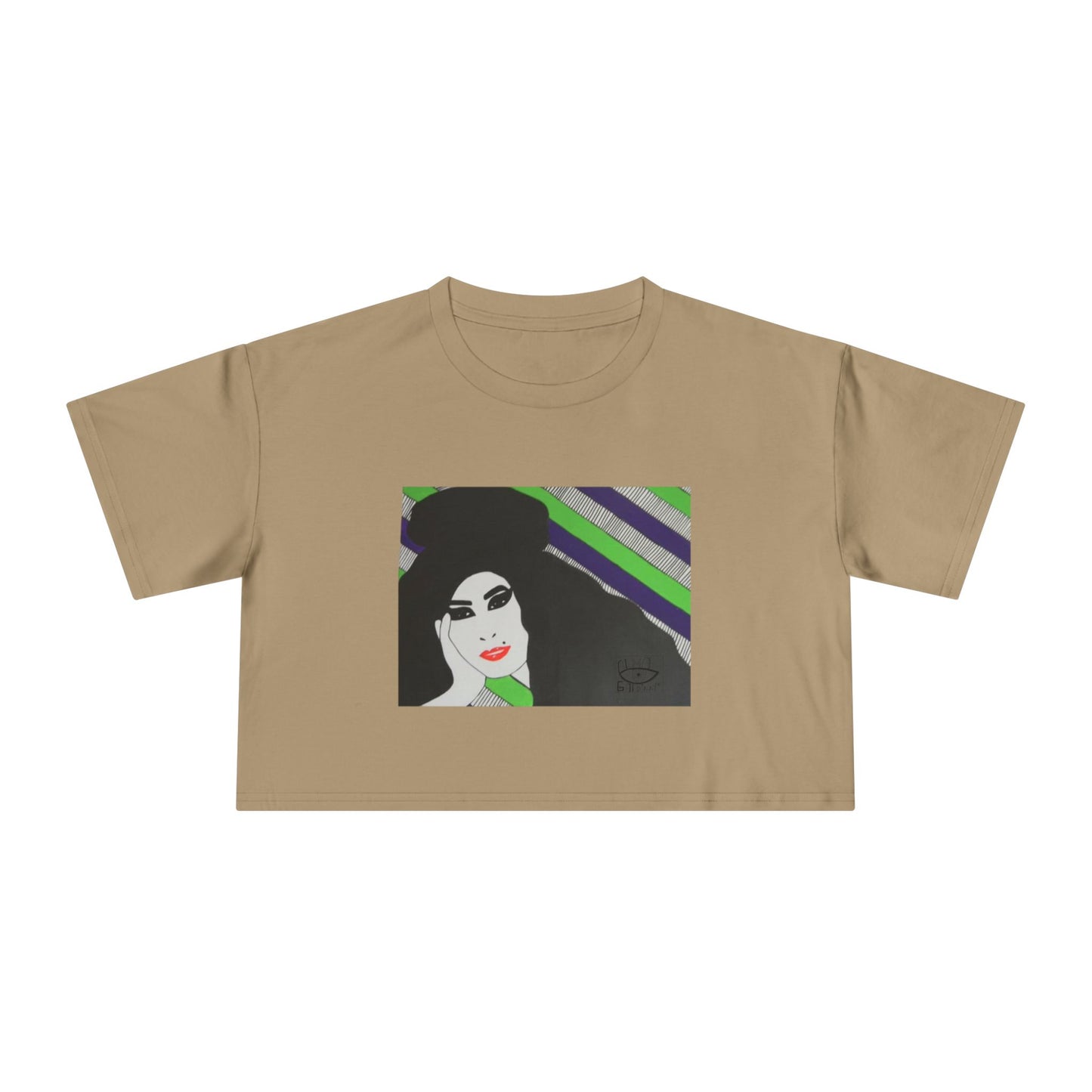 Amy Crop Tee: Stylish Streetwear Top, Vintage Vibe, Perfect for Summers & Festivals, Gift for Music Lovers, 90s Inspired Tee