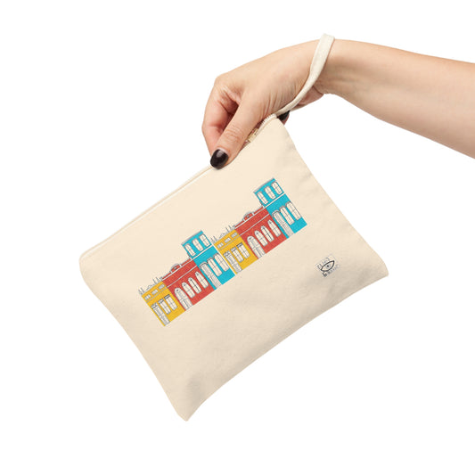 Colorful Heritage Zipper Pouch | Artistic Accessory for Travel & Organization