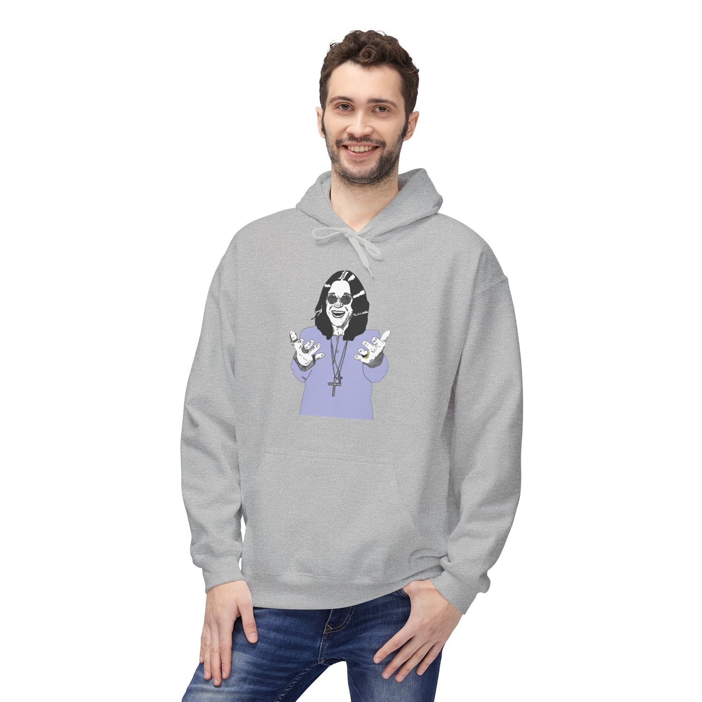 Rock Icons Unisex Midweight Softstyle Fleece Hoodie