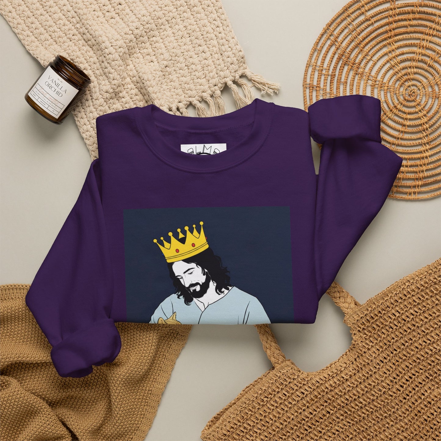 Jeus and cat Unisex Heavy Blend™ Crewneck Sweatshirt