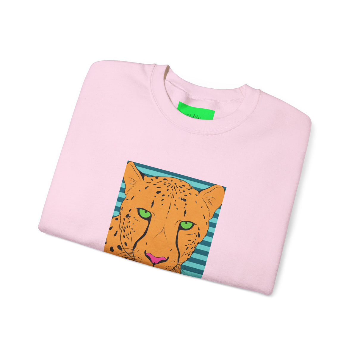 Bright leopard Unisex Heavy Blend™ Crewneck Sweatshirt