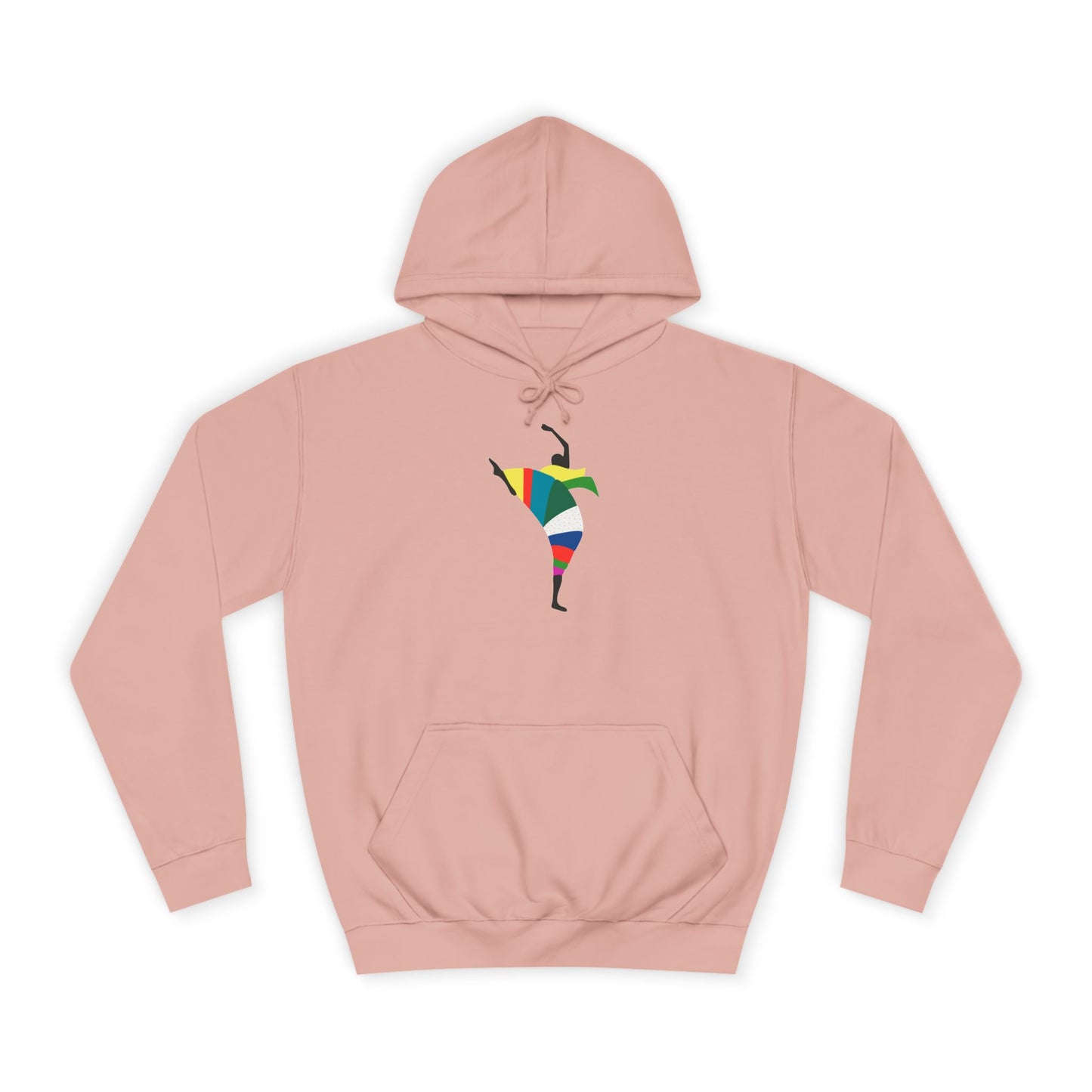 Colorful Dancer Unisex College Hoodie - Stylish Daily Wear