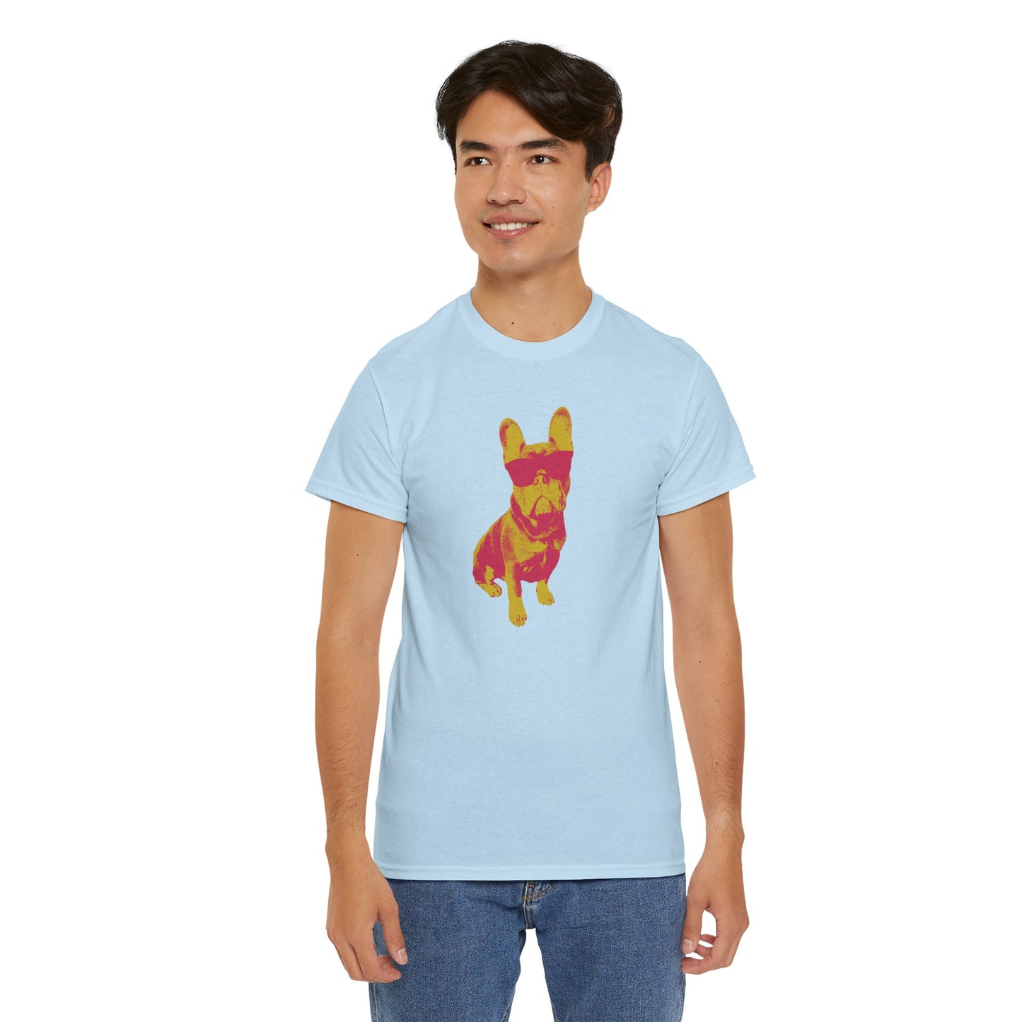 French Buldog Unisex Heavy Cotton Tee