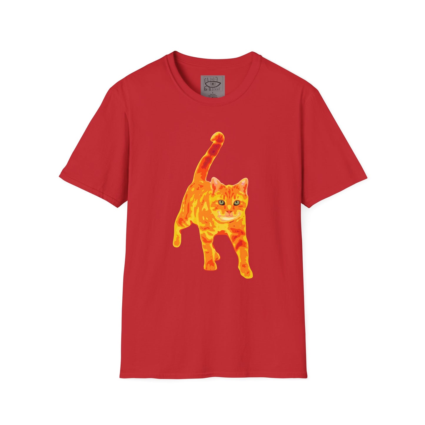 Bright Ginger Cat Unisex Softstyle T-Shirt